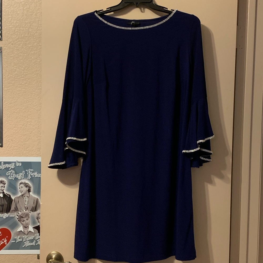 Reposhing JBS Woman Touch of Glitz Blue Dress - Size 1X